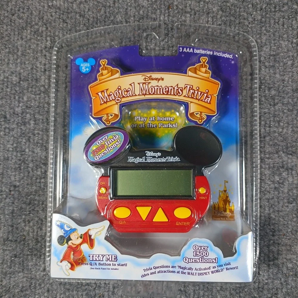 Disney Magical Moments Electronic Pocket Trivia Quiz Game 1500 Questions
